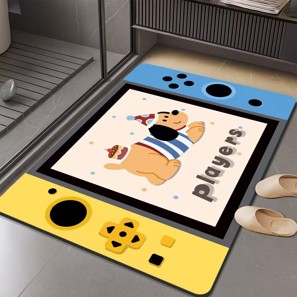 Gaming-Themed Bath Mat Kalsten