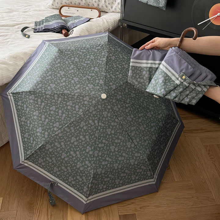 Women's eco-friendly shopping bag with integrated folding umbrella Kalsten