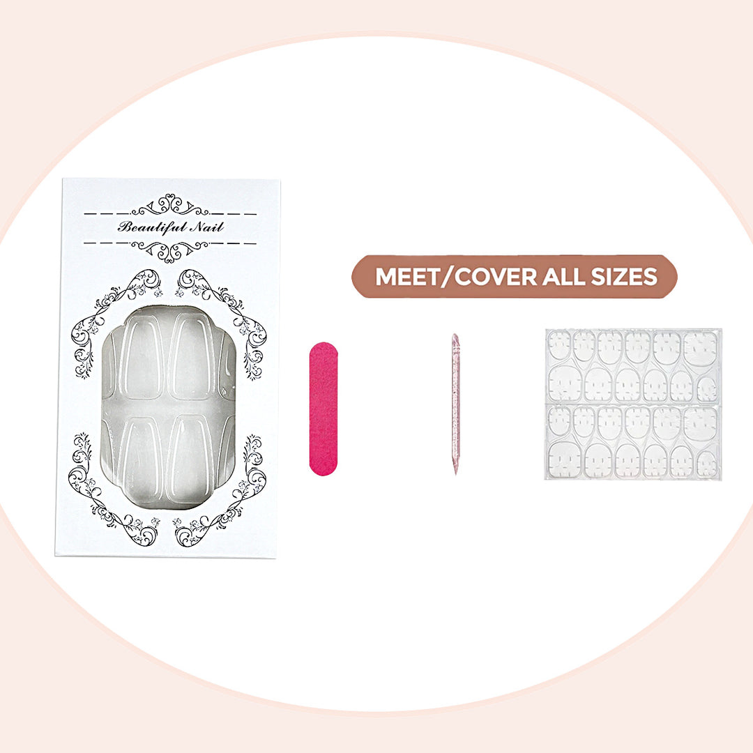 Chic Decorative Press-On Nail Set Kalsten