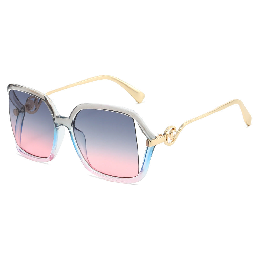 Oversized Geometric Gradient Sunglasses Kalsten