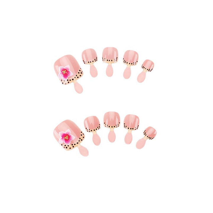 Floral Art Press-On Nail Design Kalsten