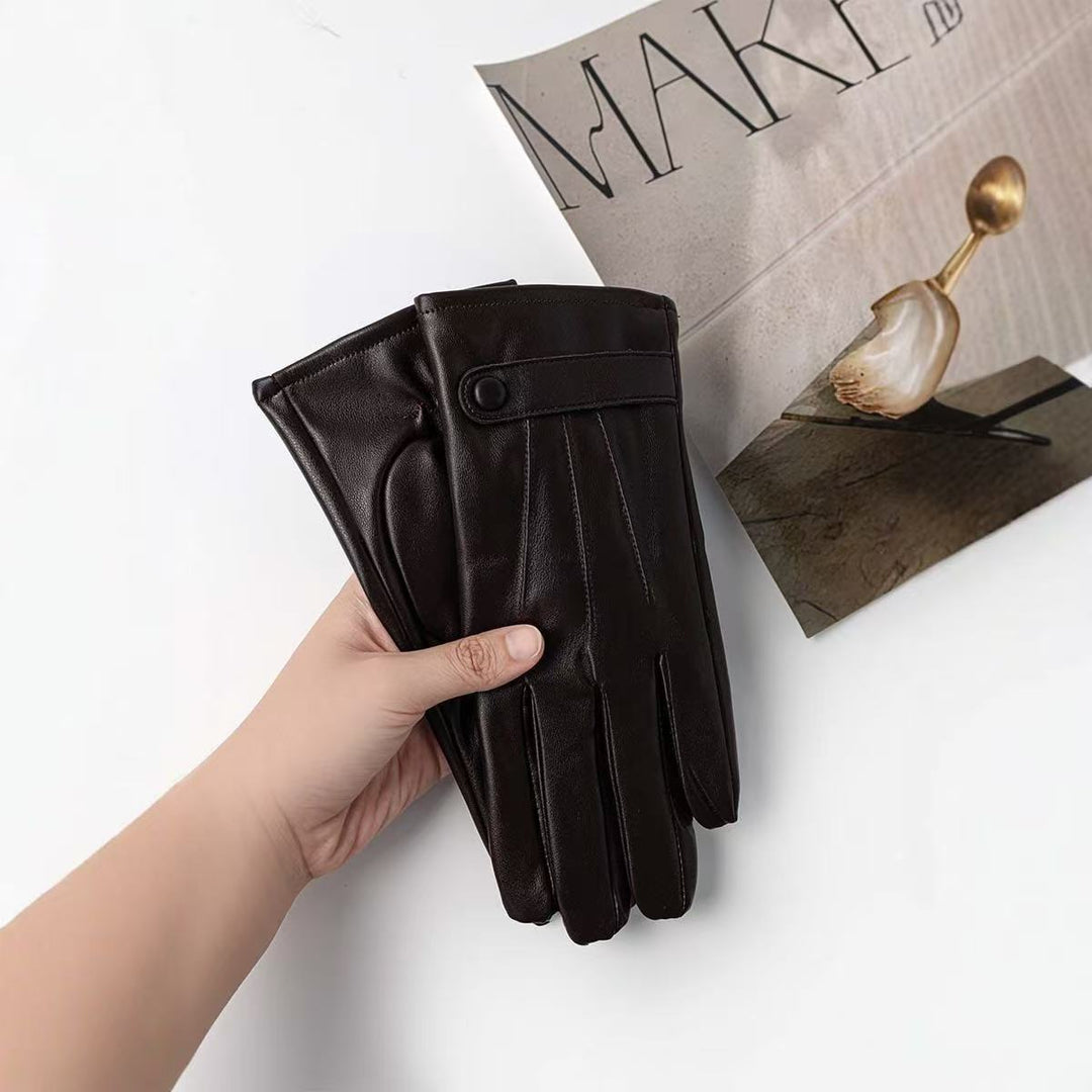 Elegant Touchscreen Leather Gloves Kalsten