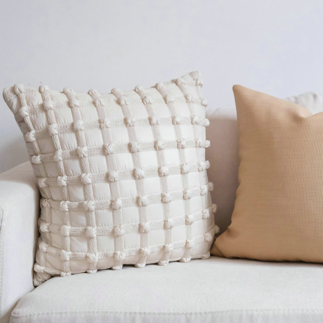 Textured Knit Throw Pillow for Home Decor