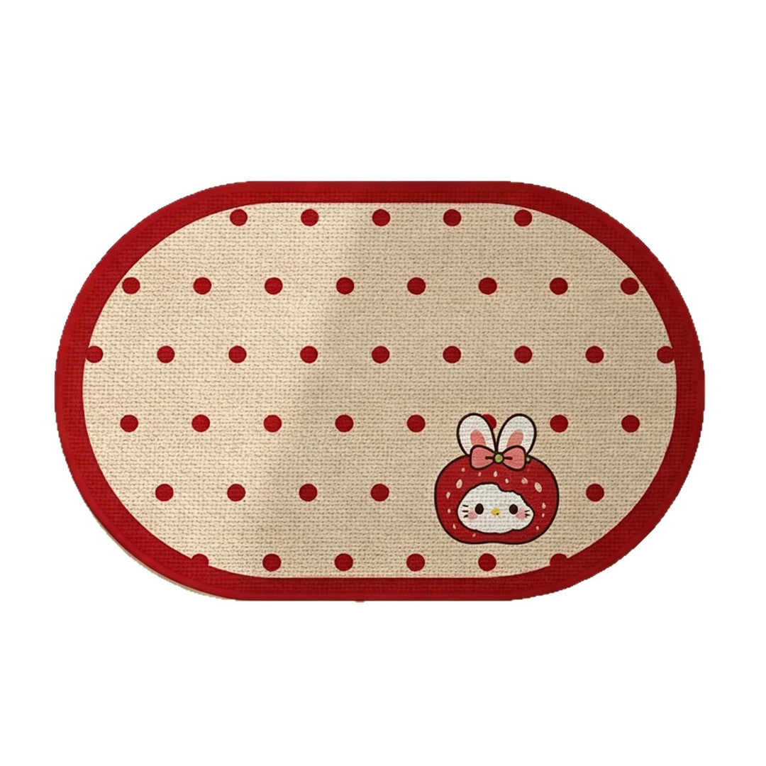 Cute Polka Dot Bath Mat Kalsten