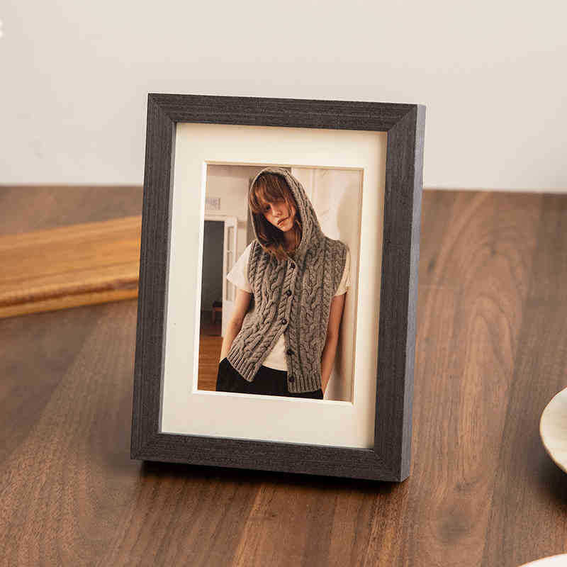 Elegant Wooden Photo Display Frame for Home