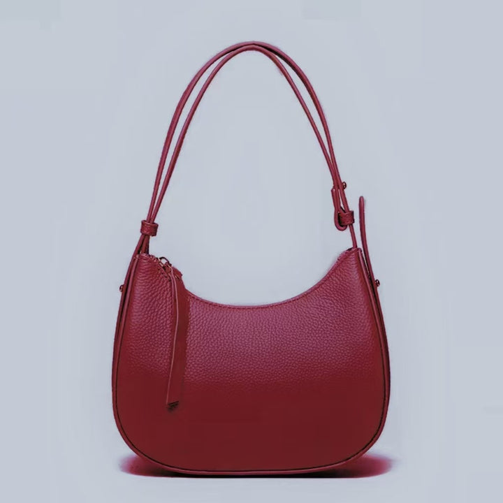 Stylish Pebbled Leather Hobo Bag Kalsten