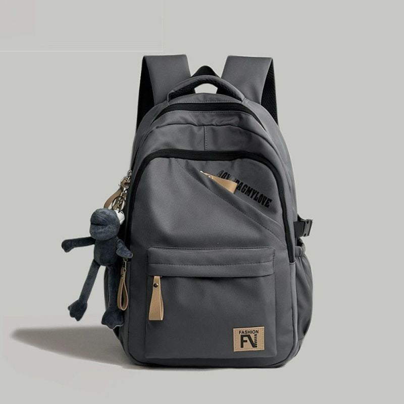 Versatile Urban Backpack with Cute Keychain Kalsten