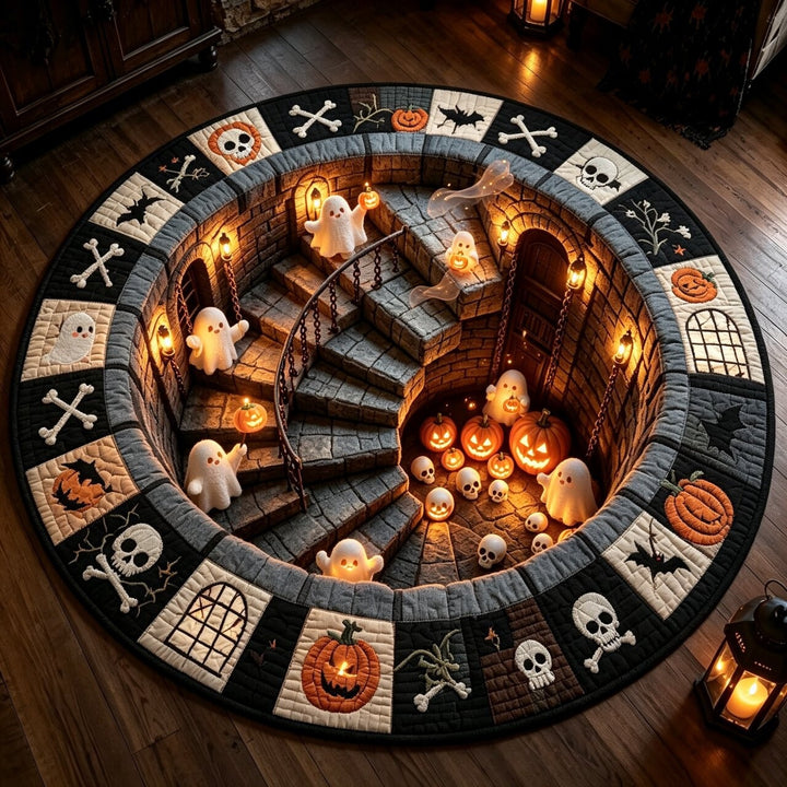 Halloween-Themed Decorative Area Rug for Home