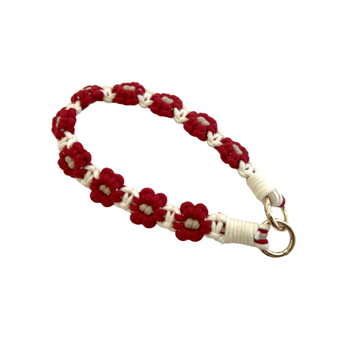Flower Patterned Keychain Holder Kalsten