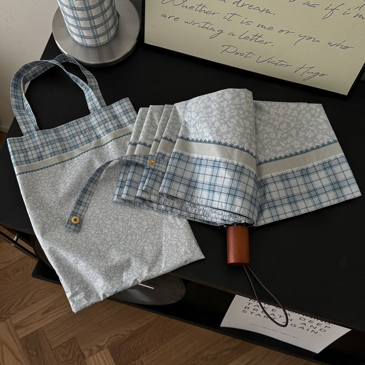 Women's tote bag with integrated folding umbrella Kalsten