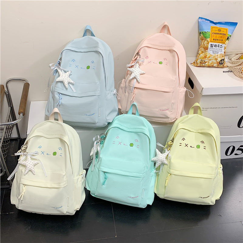 Cute Character-Embellished Backpack Kalsten