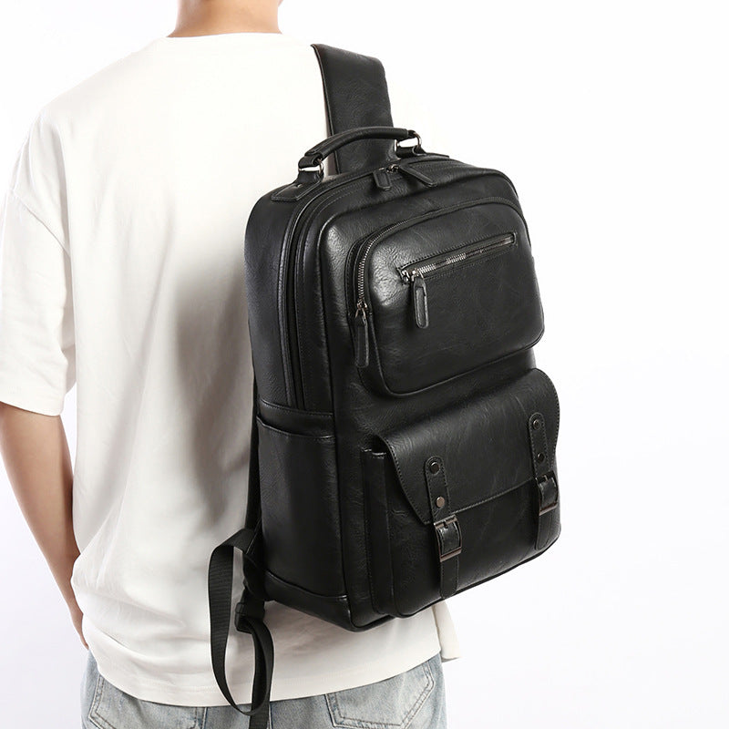 Premium Leather Organizer Backpack Kalsten