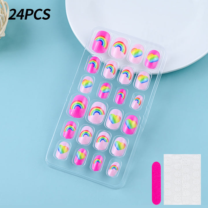 Themed Summer Beach Nail Art Press-On Nails Kalsten