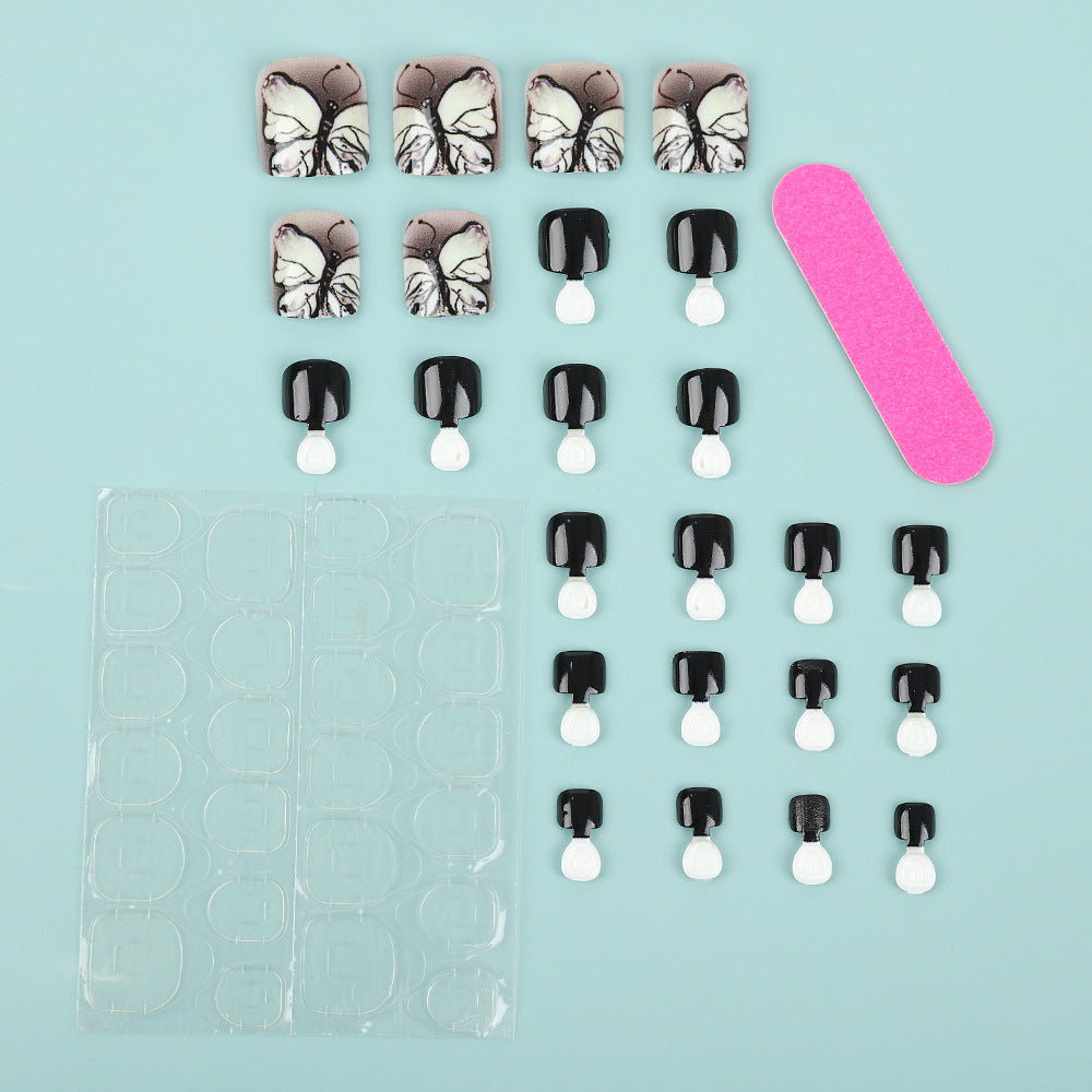 Artificial nails with butterfly design Kalsten