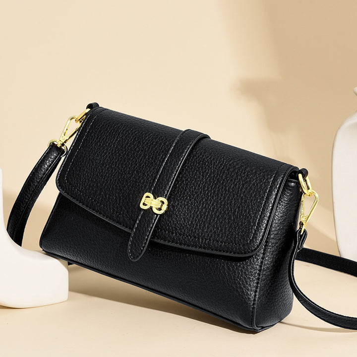Elegant Faux Leather Crossbody Bag Kalsten