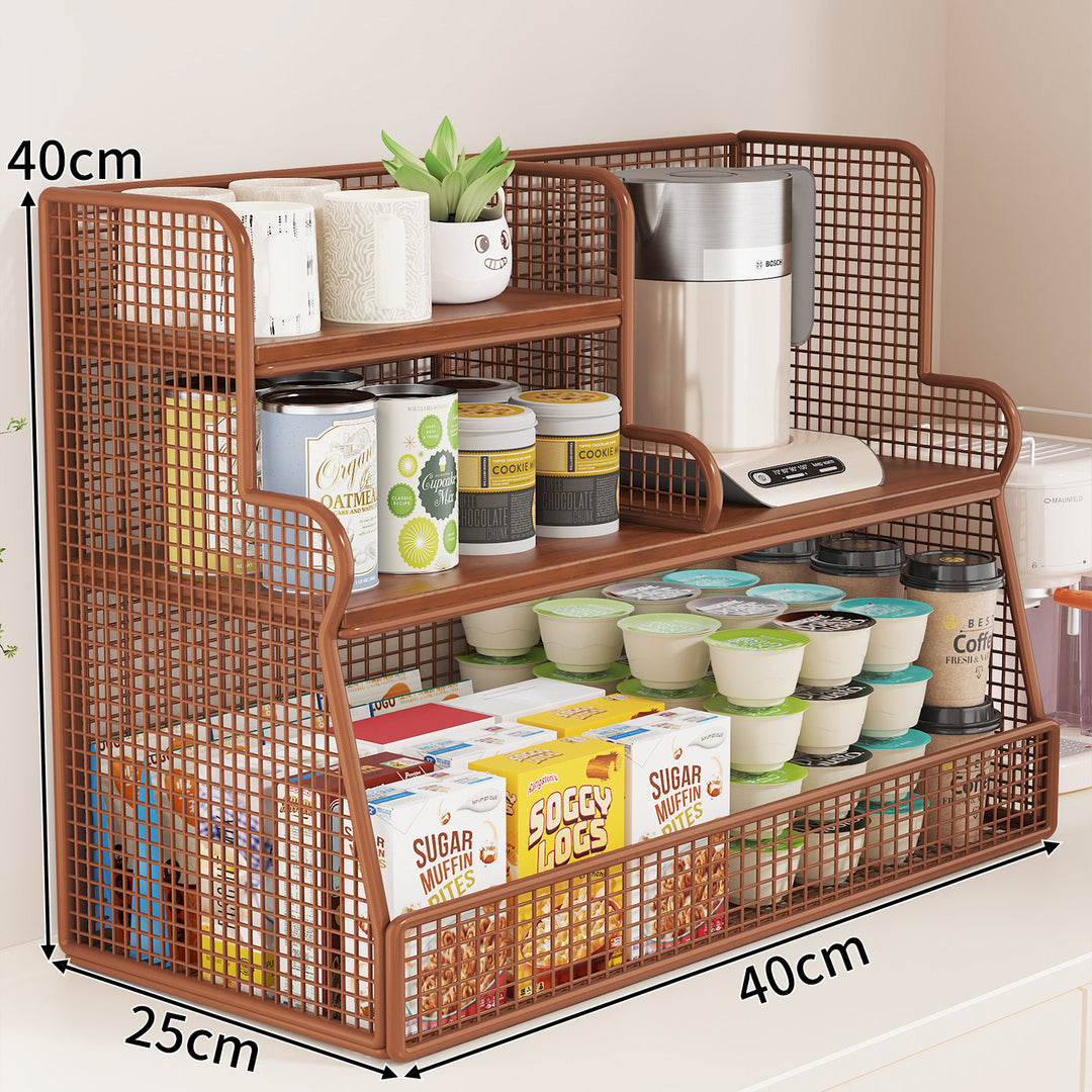 Multi-Tier Kitchen Shelf Organizer Kalsten