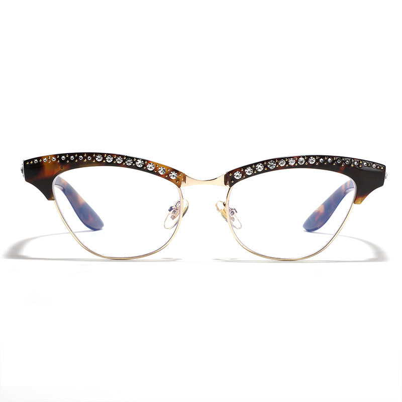 Women's Cat Eye Glasses with Elegant Glitter Details Kalsten