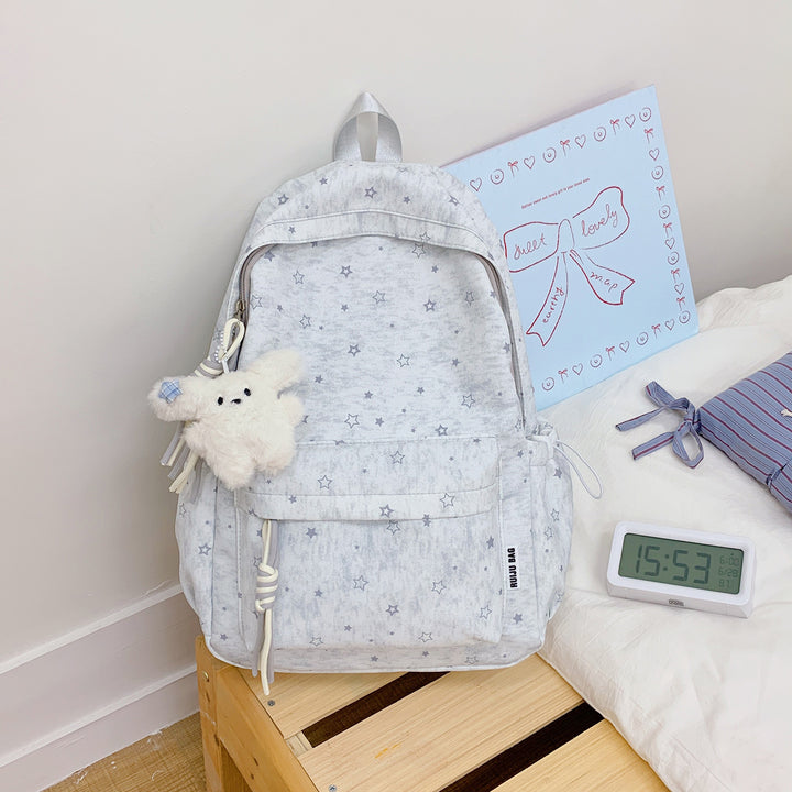 Cute Star-Patterned School Backpack Kalsten