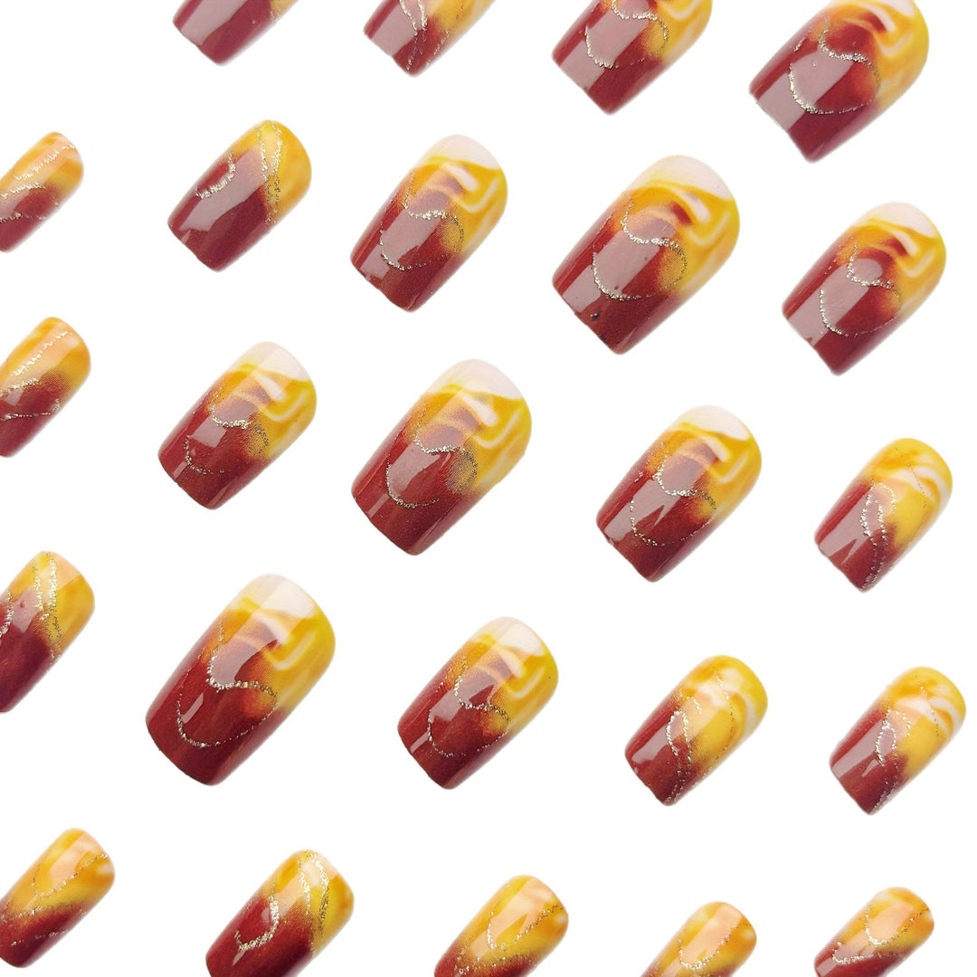 Marble Design Nail Art Kalsten