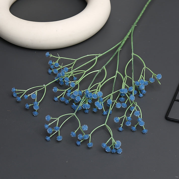 Artificial Blue Floral Spray for Home Decor