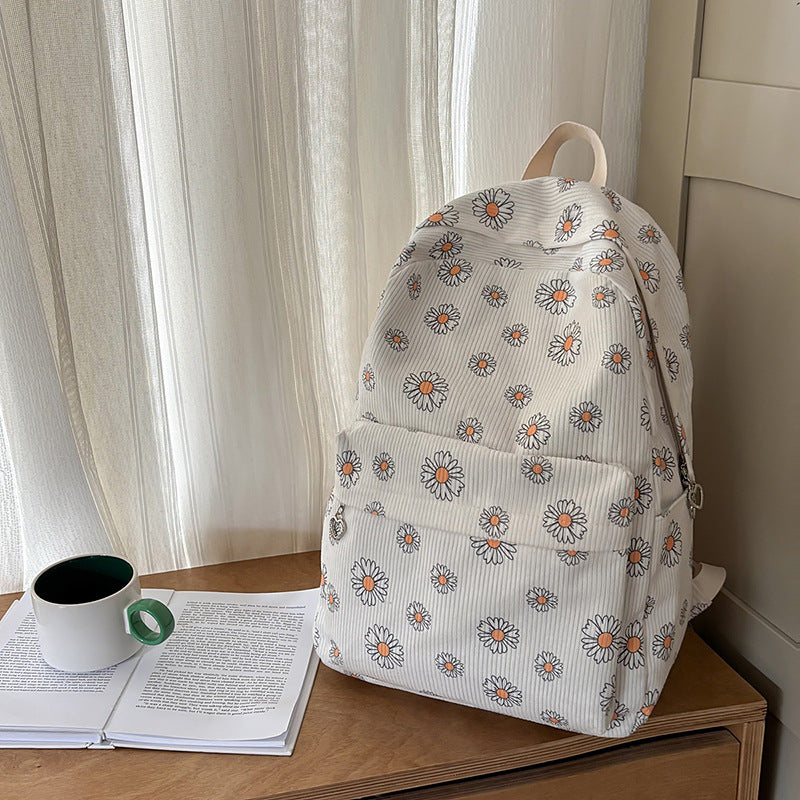 Floral Patterned Casual Backpack Kalsten