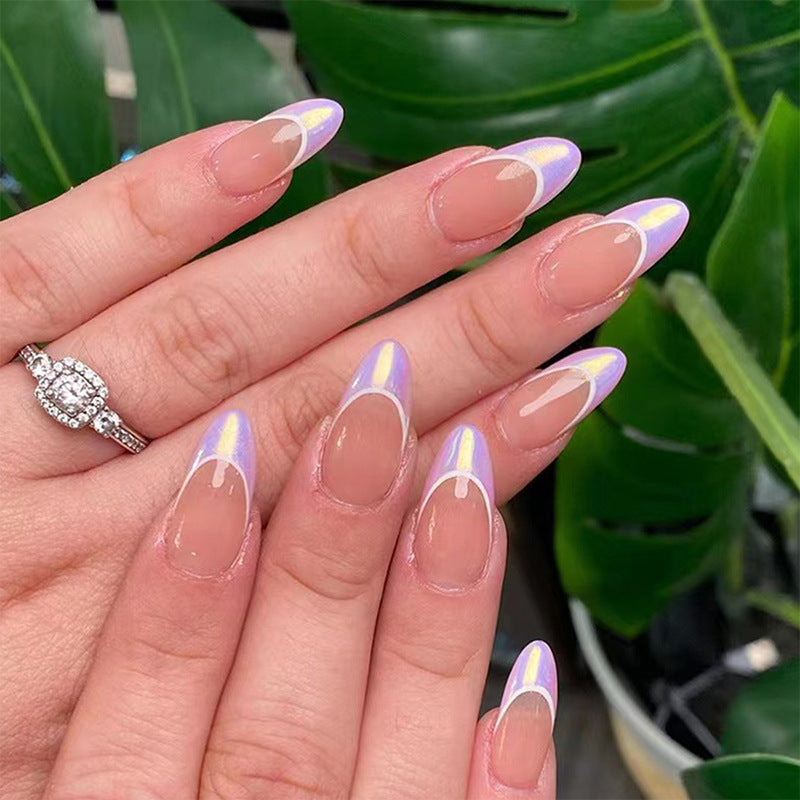 Artful stiletto nails with modern color gradients Kalsten