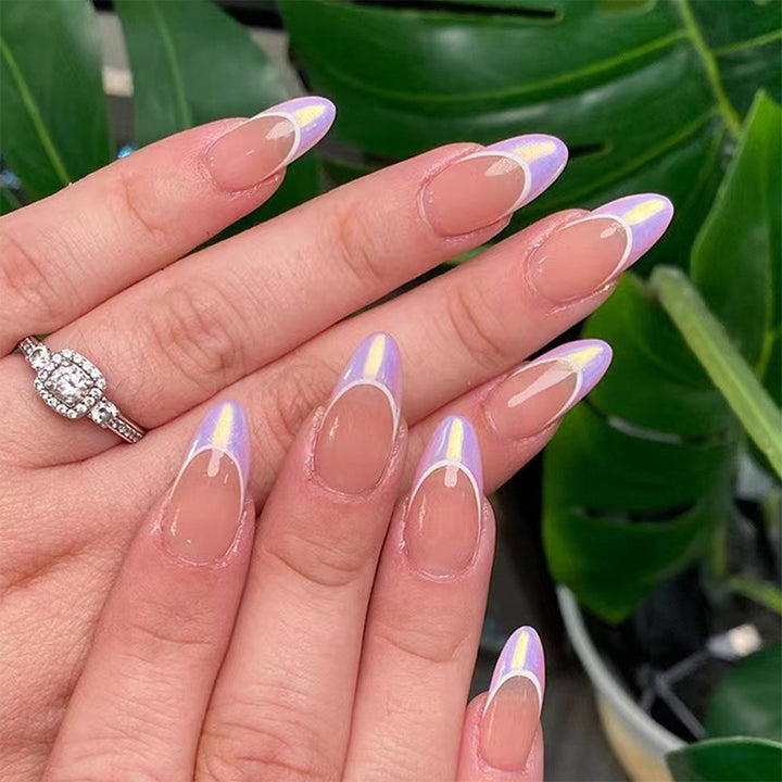 Artful stiletto nails with modern color gradients Kalsten
