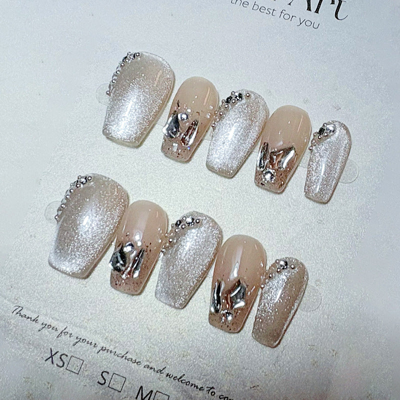 Premium French Tip Press-On Nails Kalsten