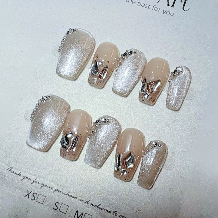 Premium French Tip Press-On Nails Kalsten