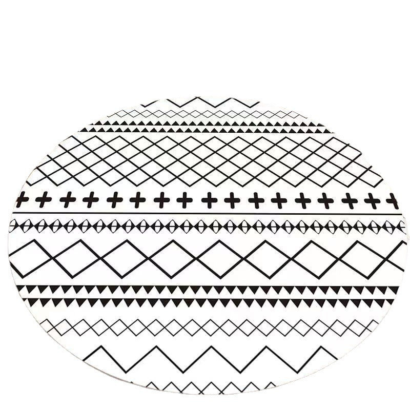 Bohemian Geometric Pattern Area Rug Kalsten