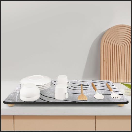 Textured Kitchen Drying Mat Kalsten