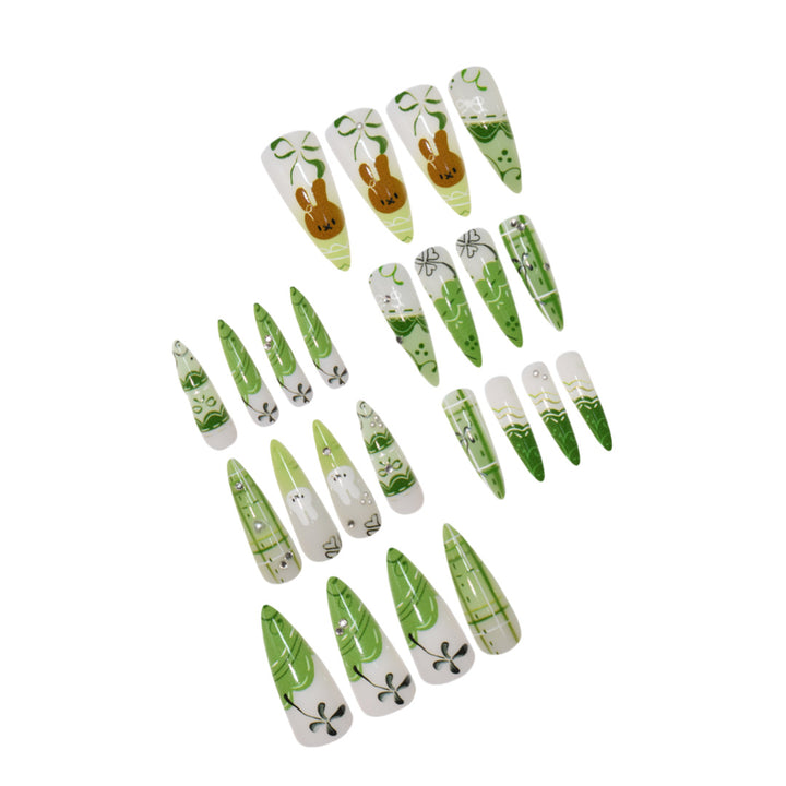 Decorative 3D Themed Press-On Nails Kalsten