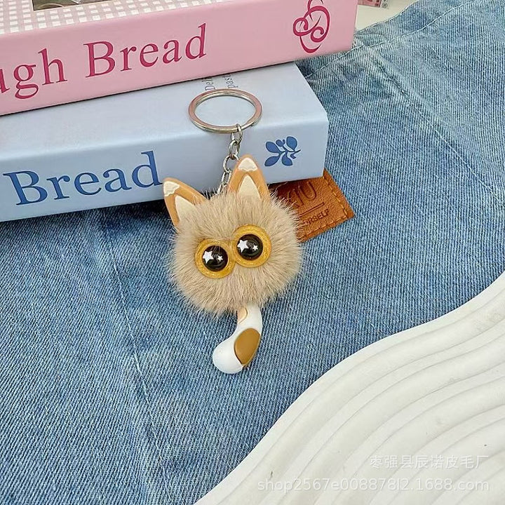 Cute Plush Cat Keychain Accessory Kalsten