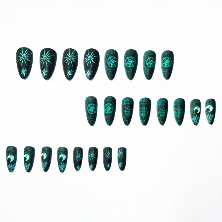 Mystical Patterned Nail Art Kalsten