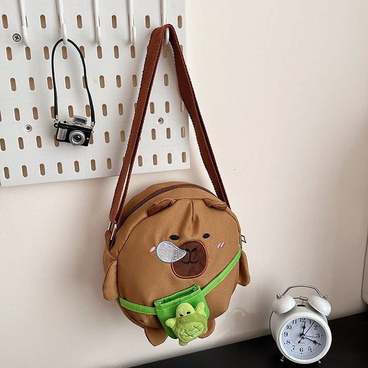 Plush Shoulder Bag in Animal Design Kalsten