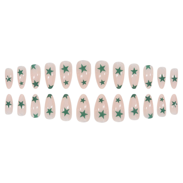 Star-Designed Stiletto Press-On Nails Kalsten