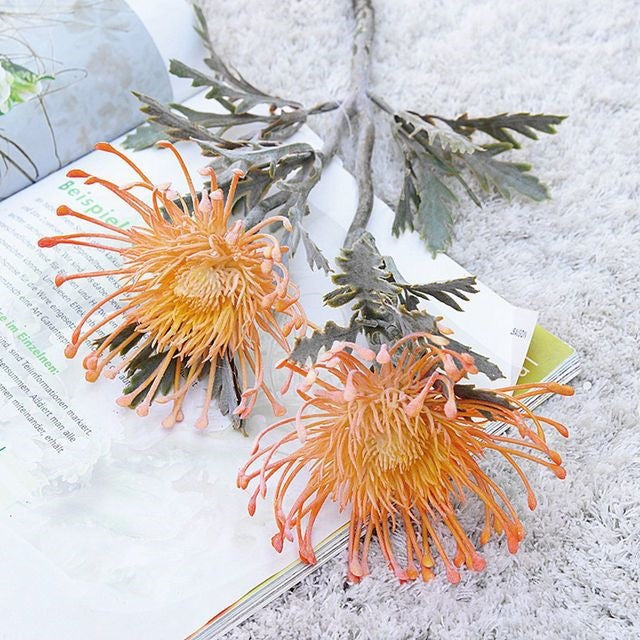 Faux Floral Chrysanthemum Arrangement