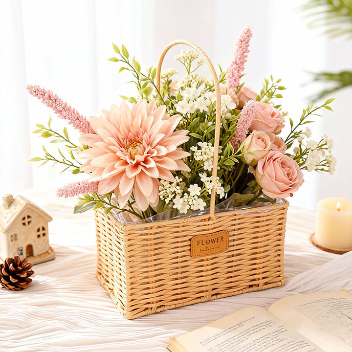 Decorative Wicker Storage Basket Kalsten