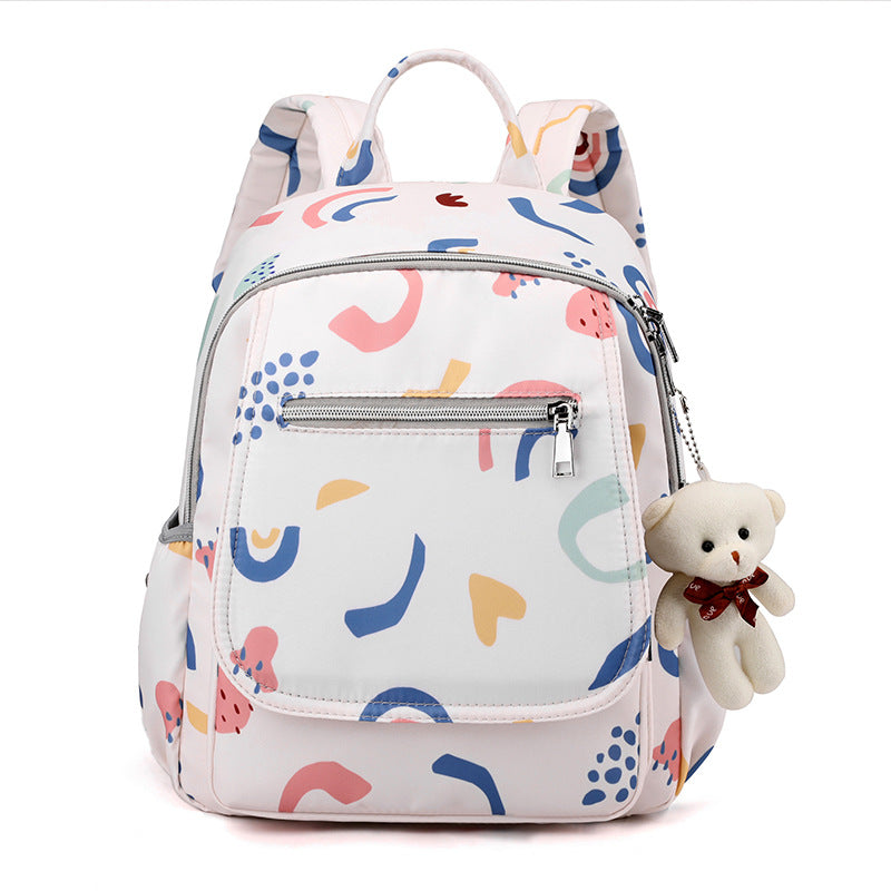 Playful Graphic Print Backpack Kalsten
