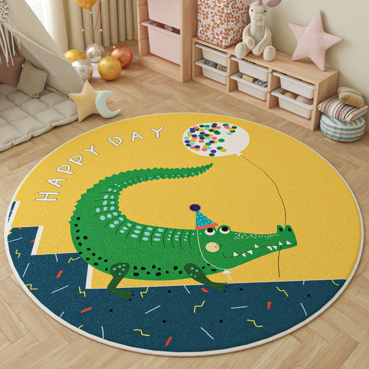 Fun-Themed Round Play Mat Kalsten