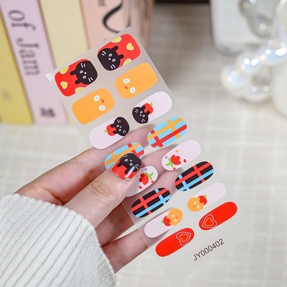 Colorful Nail Art Sticker Set