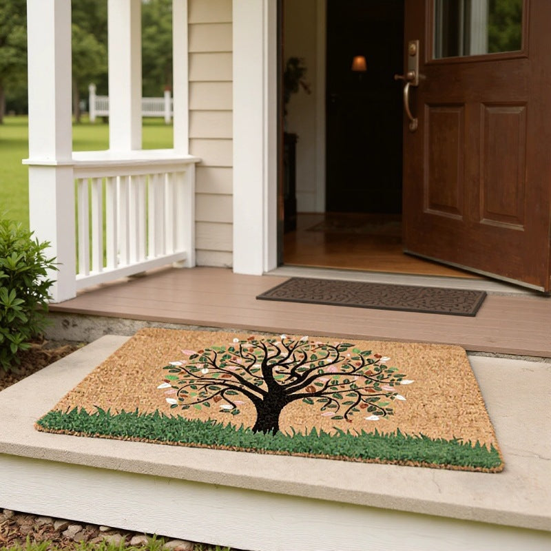 Half-Circle Coir Door Mat