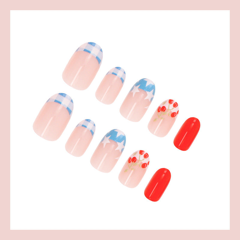 Artificial nails with playful design Kalsten