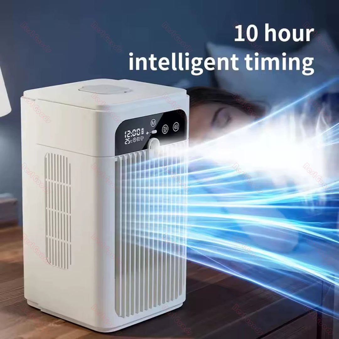 Unisex one-size portable evaporative cooling tower with spray humidifier high-performance battery and multi-stage motor Kalsten
