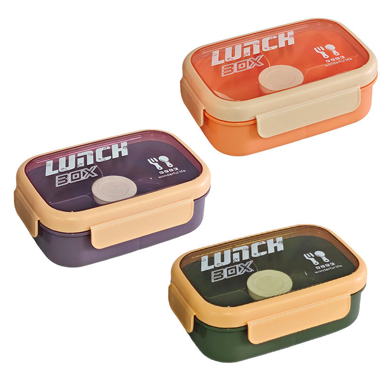 Versatile Leak-Proof Lunch Box with Cutlery