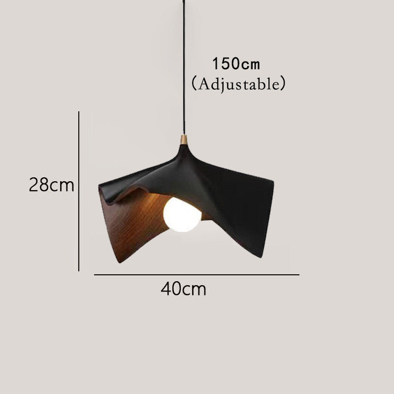 Artistic Leaf-Shaped Pendant Light