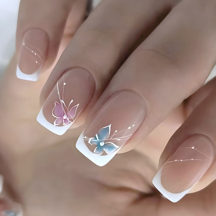 Elegant Floral Design Nail Art Set Kalsten