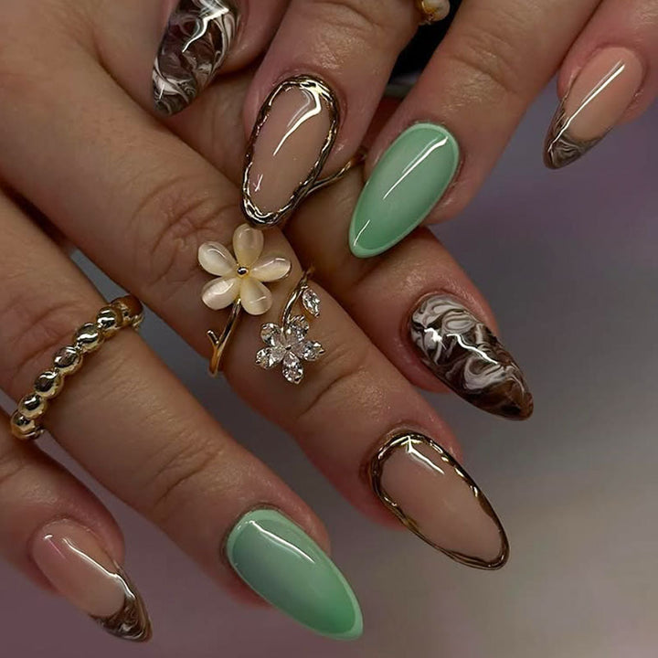 Artistic Long-Stiletto Nail Enhancements