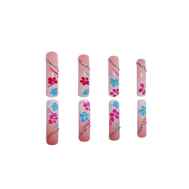 Decorative Floral Press-On Nail Enhancements Kalsten 1789447242