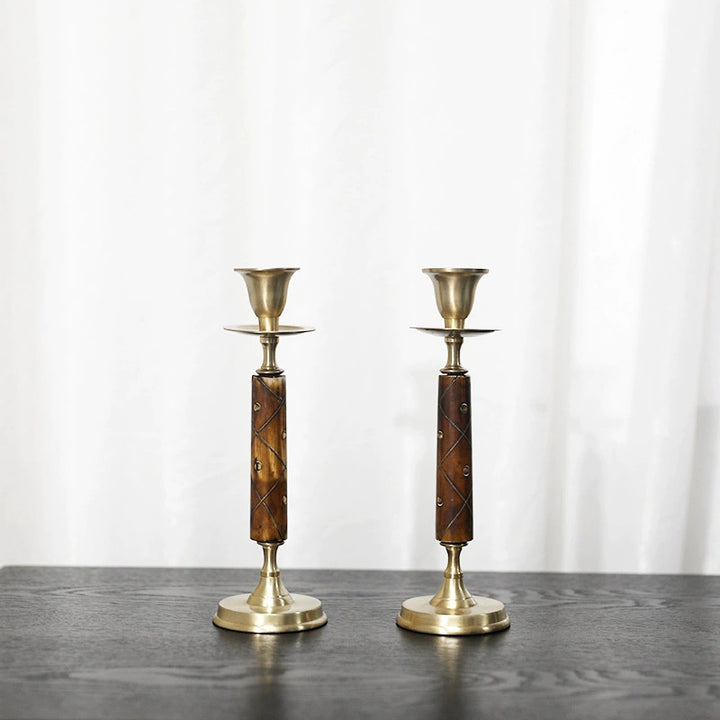 Decorative Brass Candle Holders